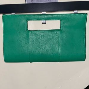 Charming Charlie Green Clutch